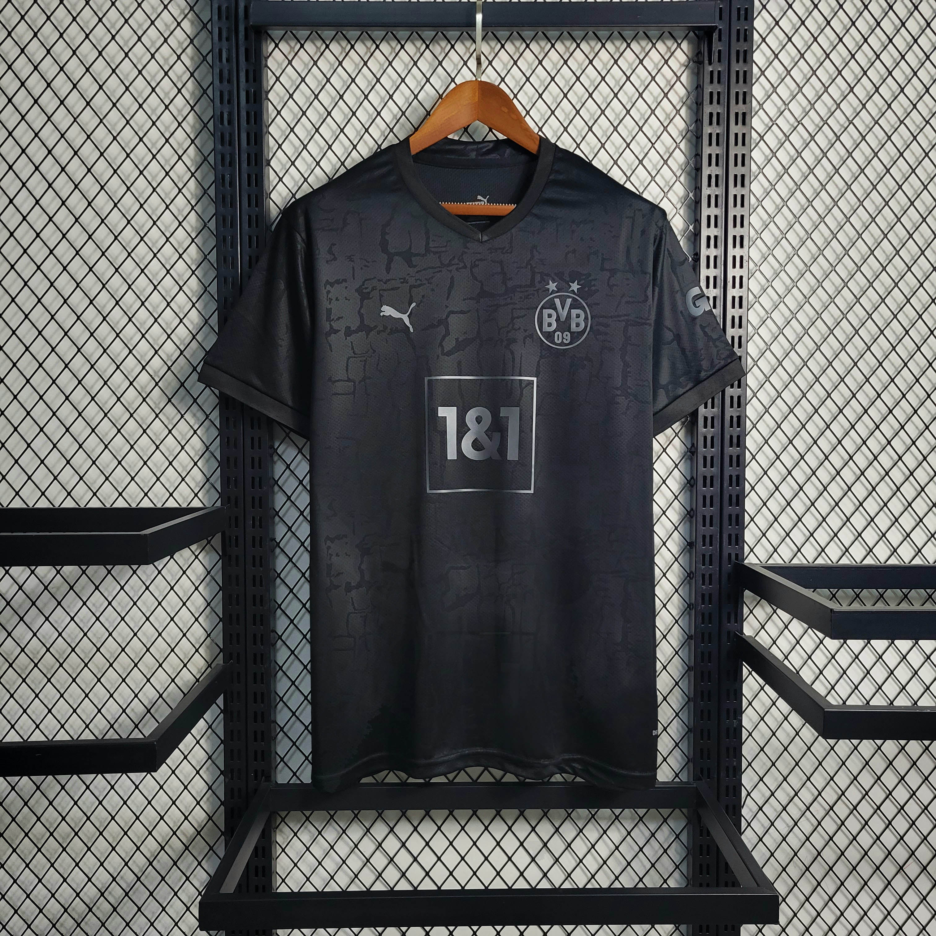 2023 Dortmund Blackout Special Edition Football Shirt:football jersey mysite: unitedjerseyfootball 邓江浪:football