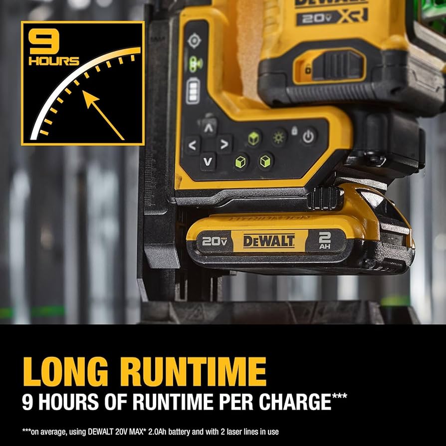 DEWALT 20V MAX XR Remote Control 360 Green Line Laser Kit (DCLE34035D1) :  Amazon.ca: Tools & Home Improvement
