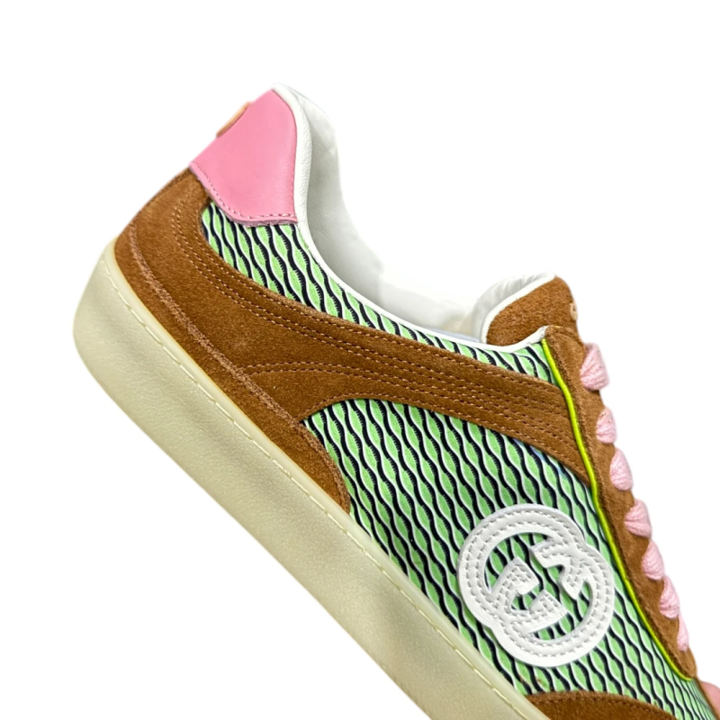 Gucci G57 Sneaker in Brown Pink、mysite、Cacoeks