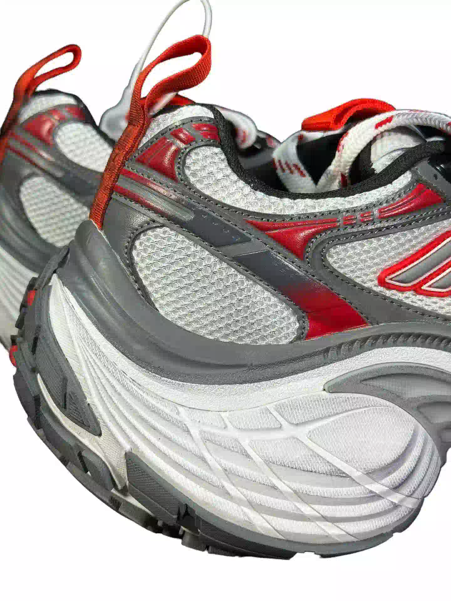 Balenciaga 10XL Sneaker in Silver Red、mysite、Cacoeks