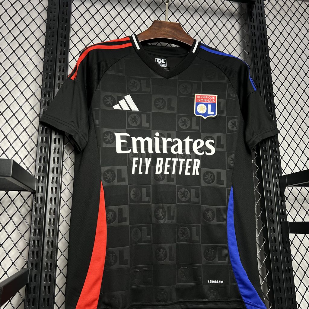 SIUjerseys-Olympique Lyonnais Lyon 24-25 Away Jersey - Fans Version