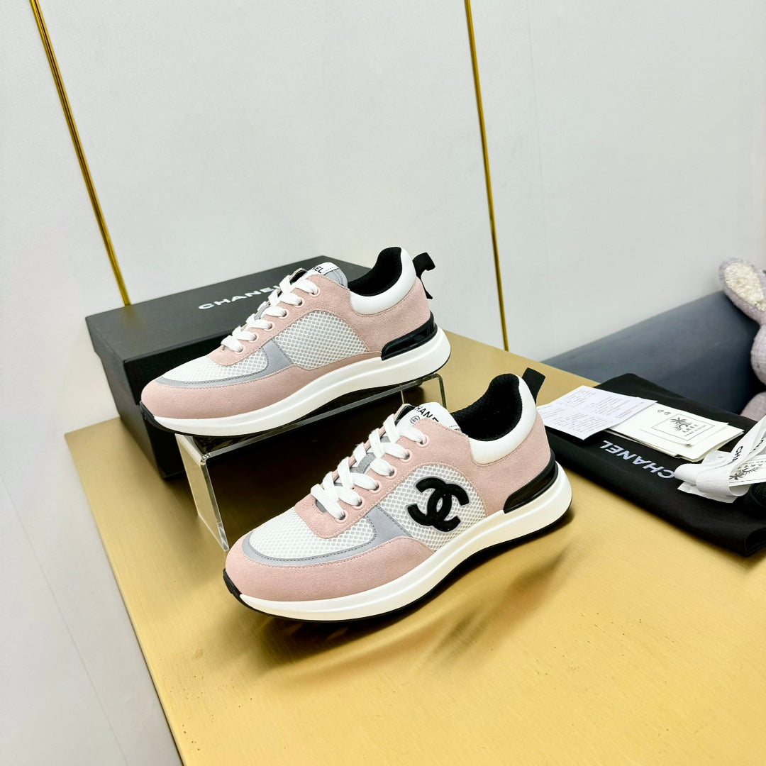 CLASSIC TRAINER IN LIGHT PINK MERCERIZED VELVET、mysite、Cacoeks