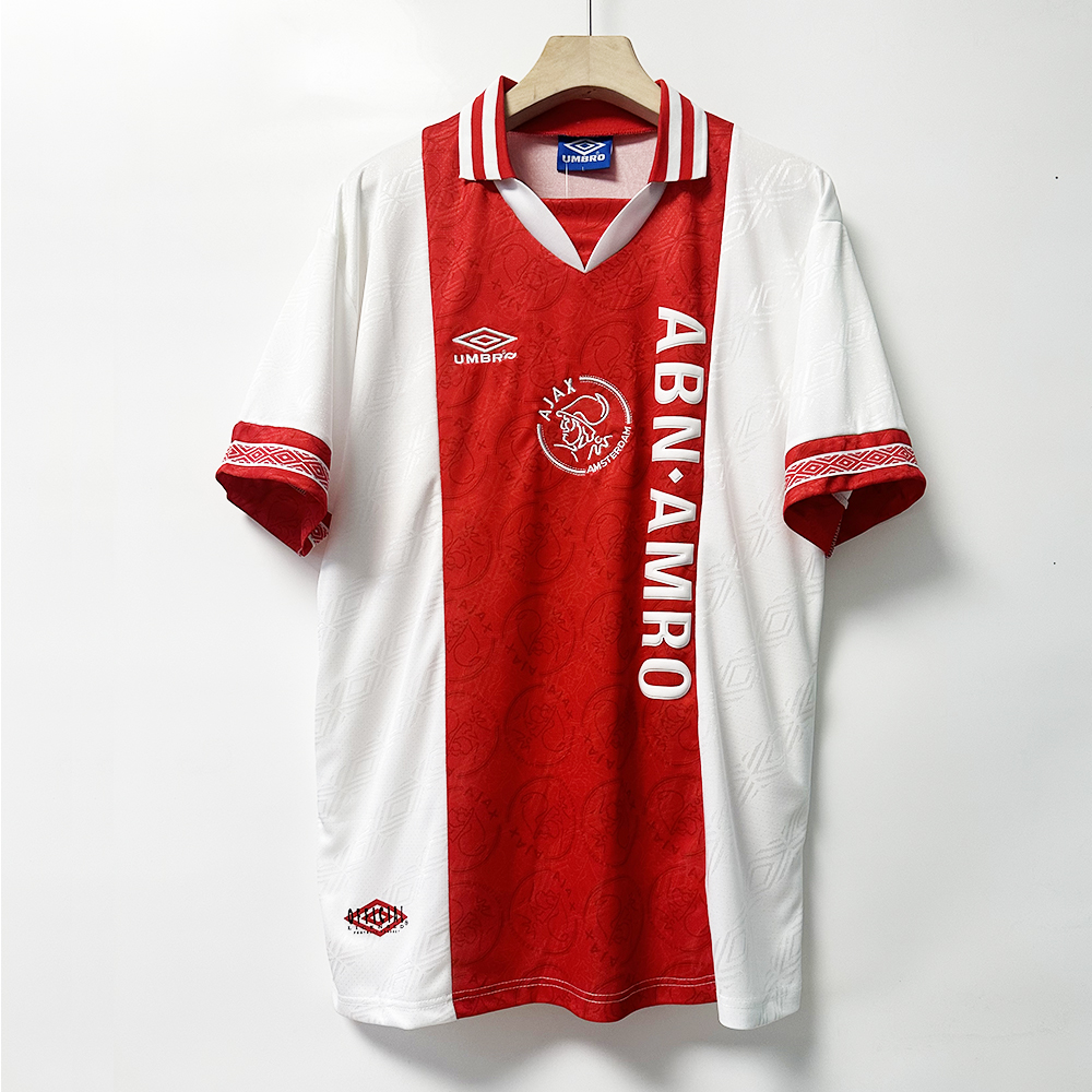 JerseysGala.com | Retro Ajax 1994-95 Home Jersey -Customize Name, Number and Patch | Worldwide Shipping