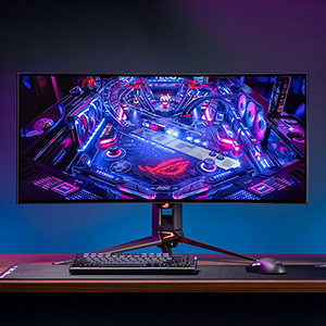 ASUS ROG Swift 34” OLED Ultrawide 800R Curved Gaming Monitor (PG34WCDM)