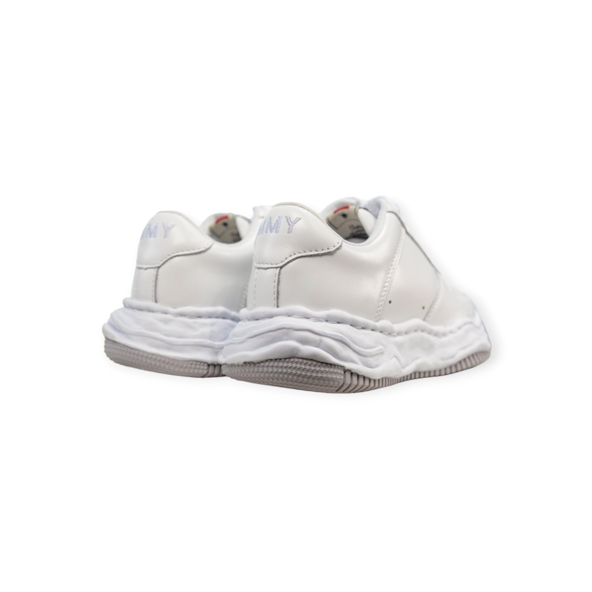 Maison Mihara Yasuhiro Wayne OG Sole Leather Low-top Sneaker White、mysite、Cacoeks