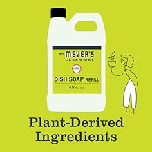 Meyer's Dish Soap Refill, Lemon Verbena, Bulk