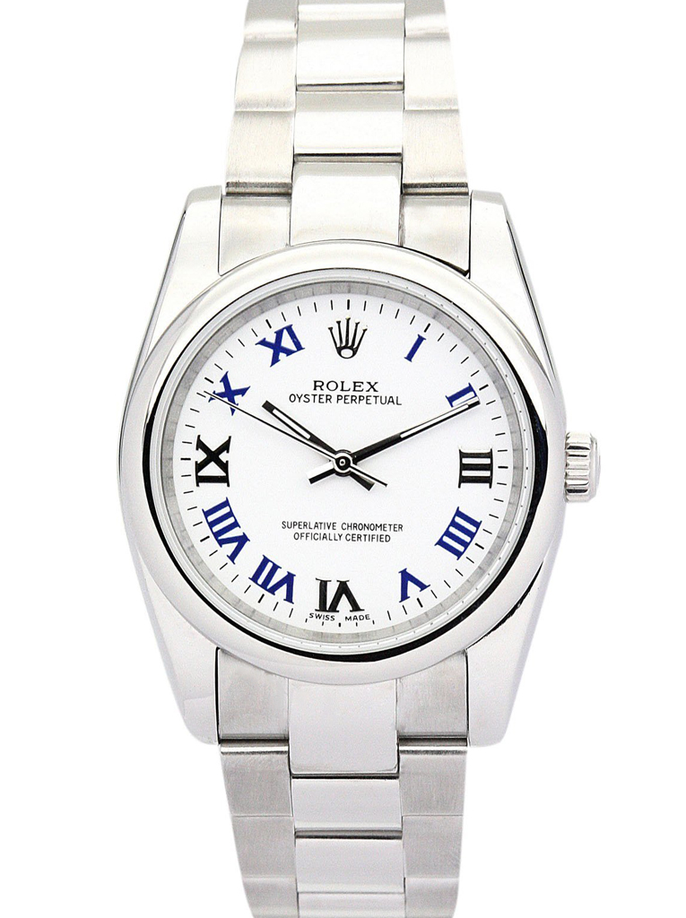 Replica Rolex Oyster Perpetual Lady 31mm White Dial 177200-fasswatch