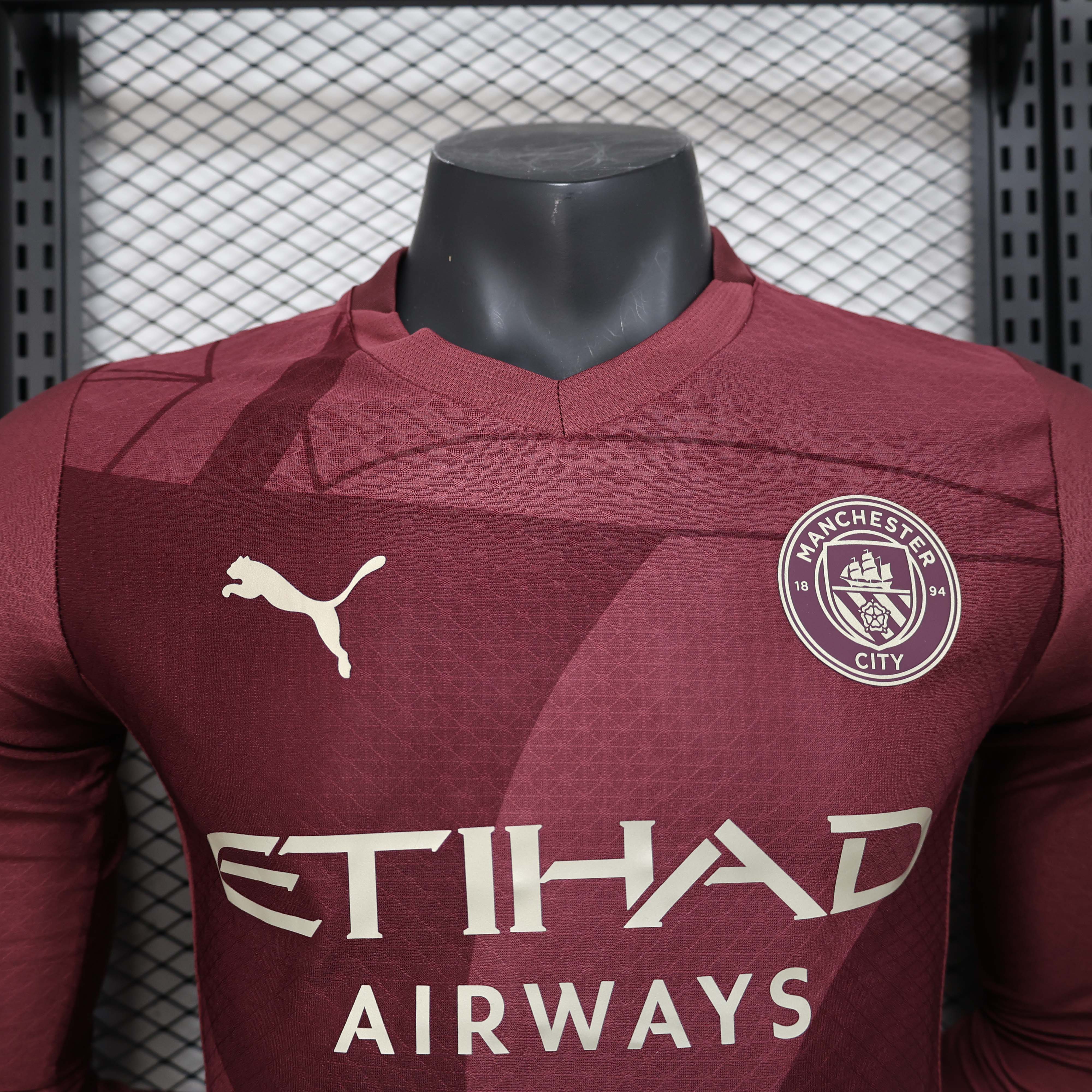 2024/2025 Long Sleeve Player Version Manchester City Third Away Football Shirt 1:1 Thai Quality:football jersey mysite: unitedjerseyfootball 邓江浪:football