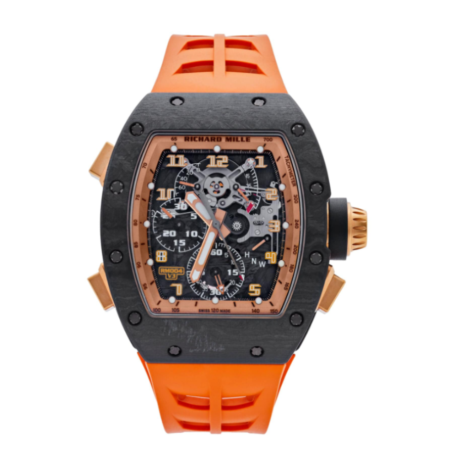 Richard Mille Titanium Orange Storm Replica5
