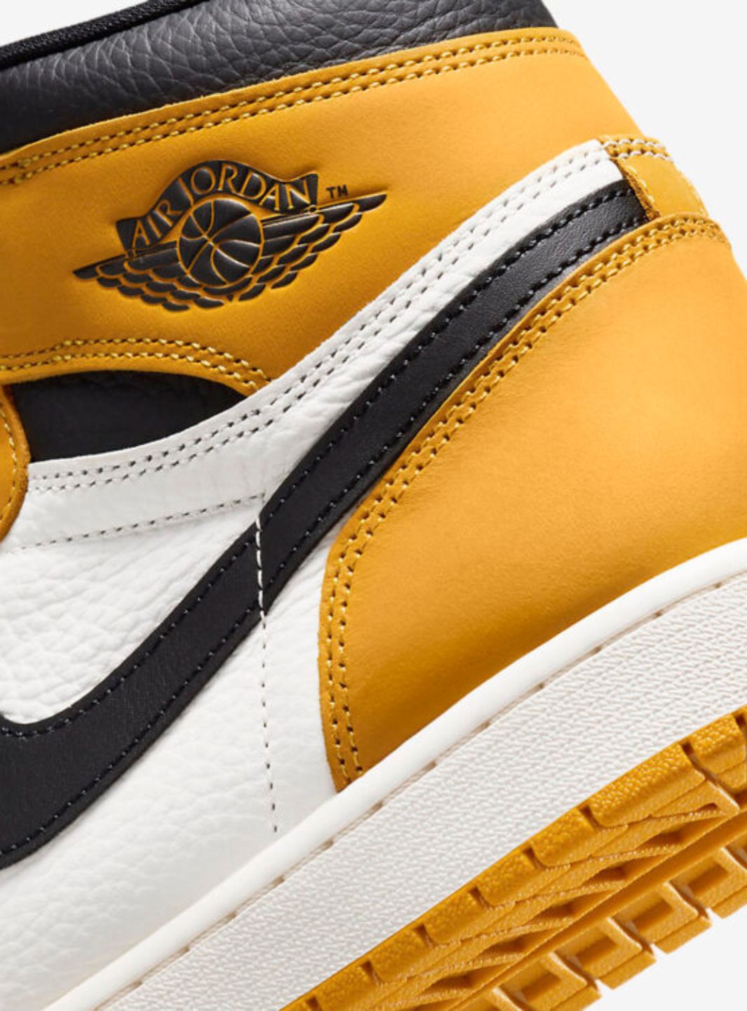 Air Jordan 1 Retro High OG Yellow Ochre、JORDAN、Cacoeks