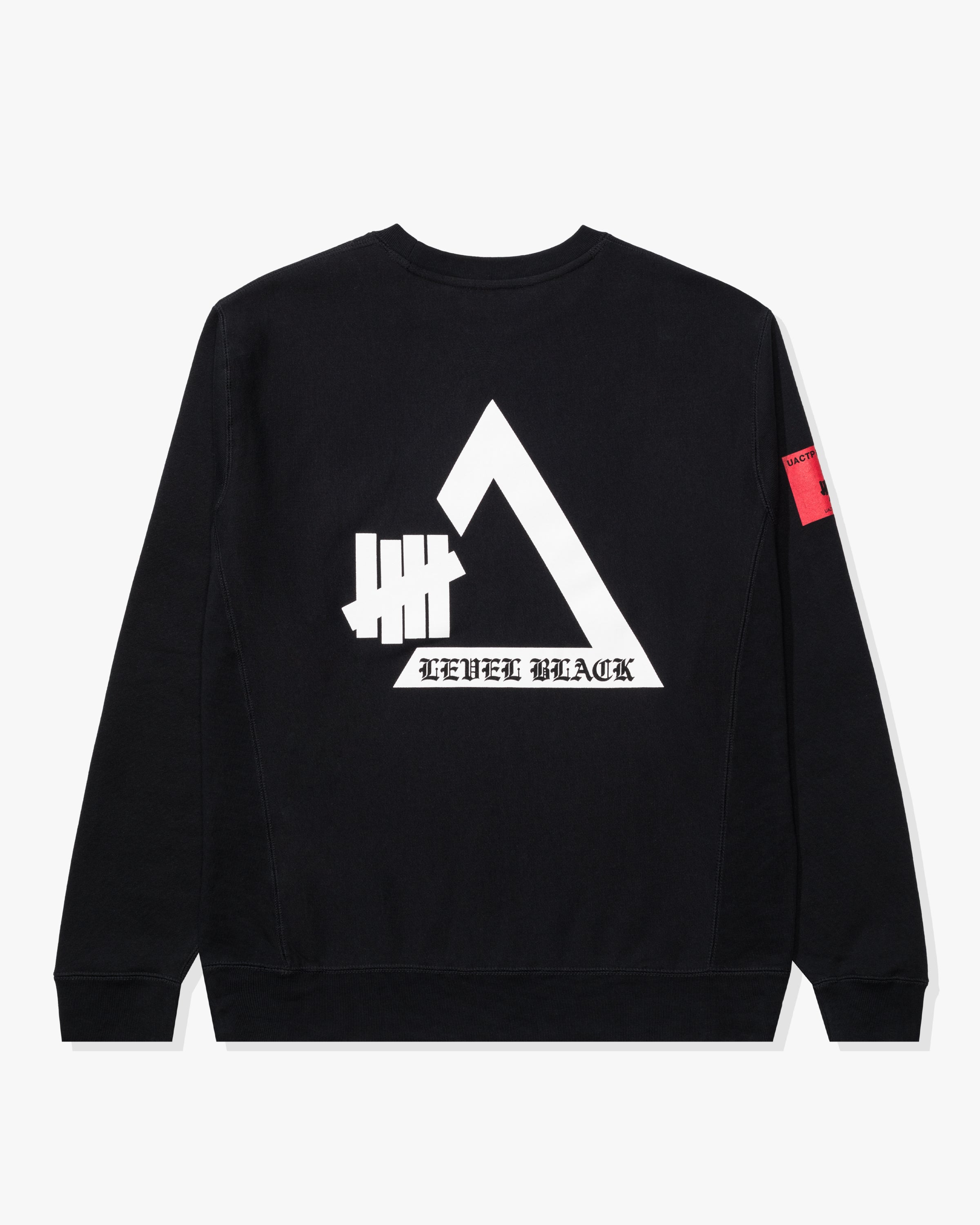 UACTP X LEVELXBLACK CREWNECK SWEATSHIRT - BLACK