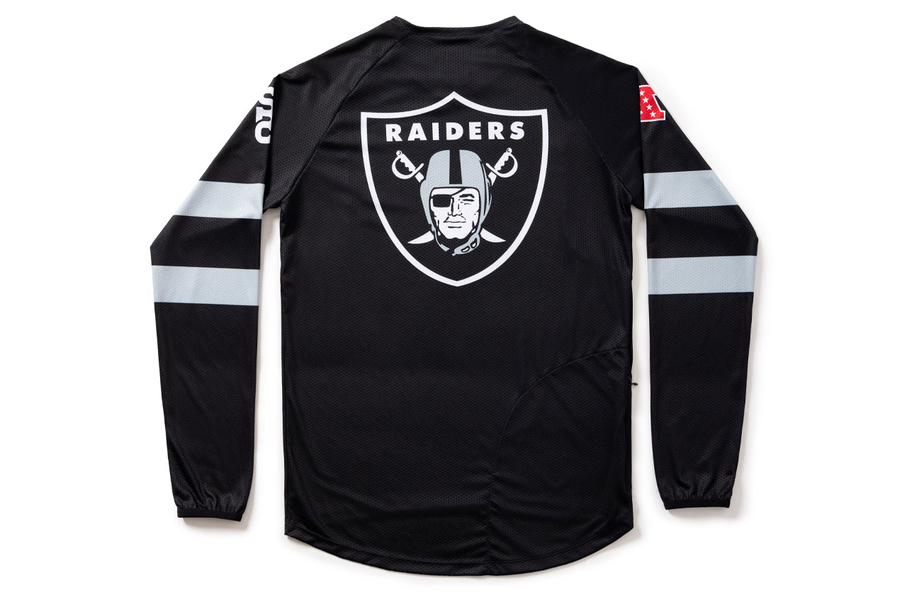 #NFLJ-LV – NFL Collection | Long Sleeve MTB Jersey – Las Vegas Raiders (Size Medium, Like-New – Washed for Photos)、mySite、bearsvspackers