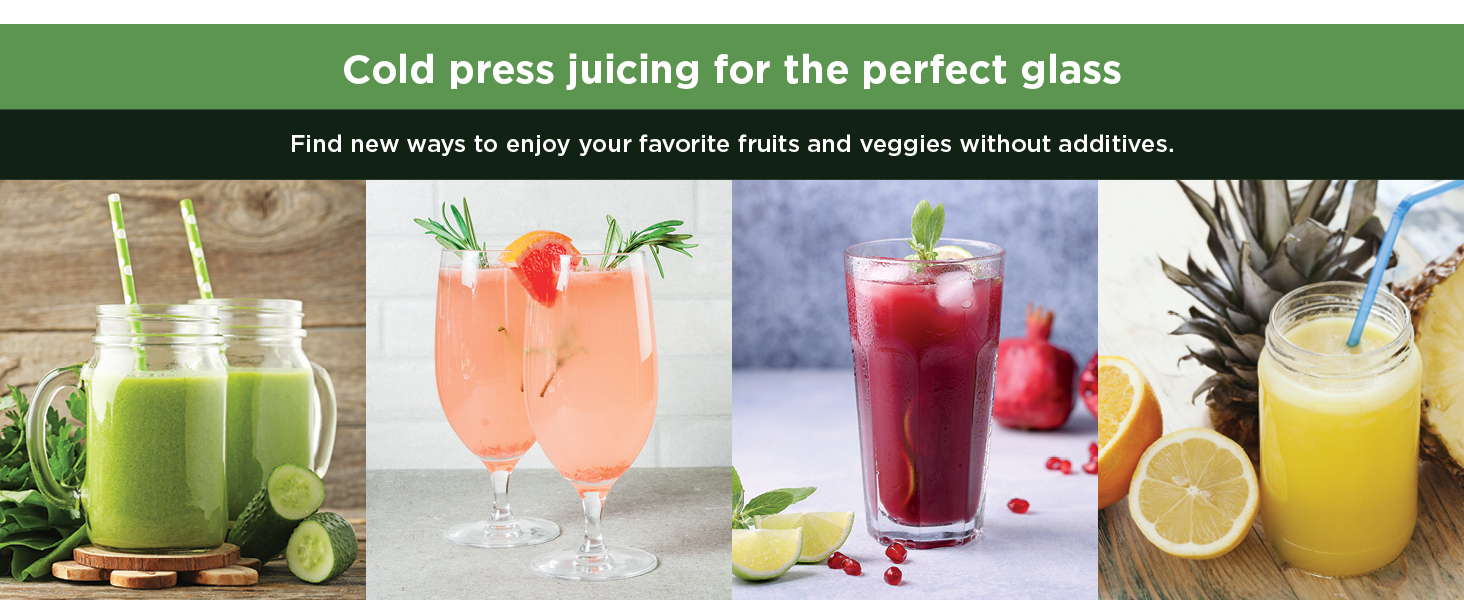 Cold press juicing for the perfect glass