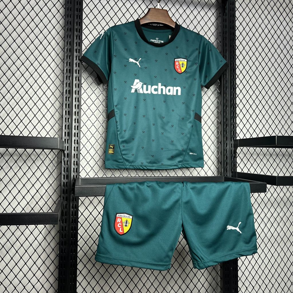 Higojerseys-RC Lens 24-25 Away Kids Kit