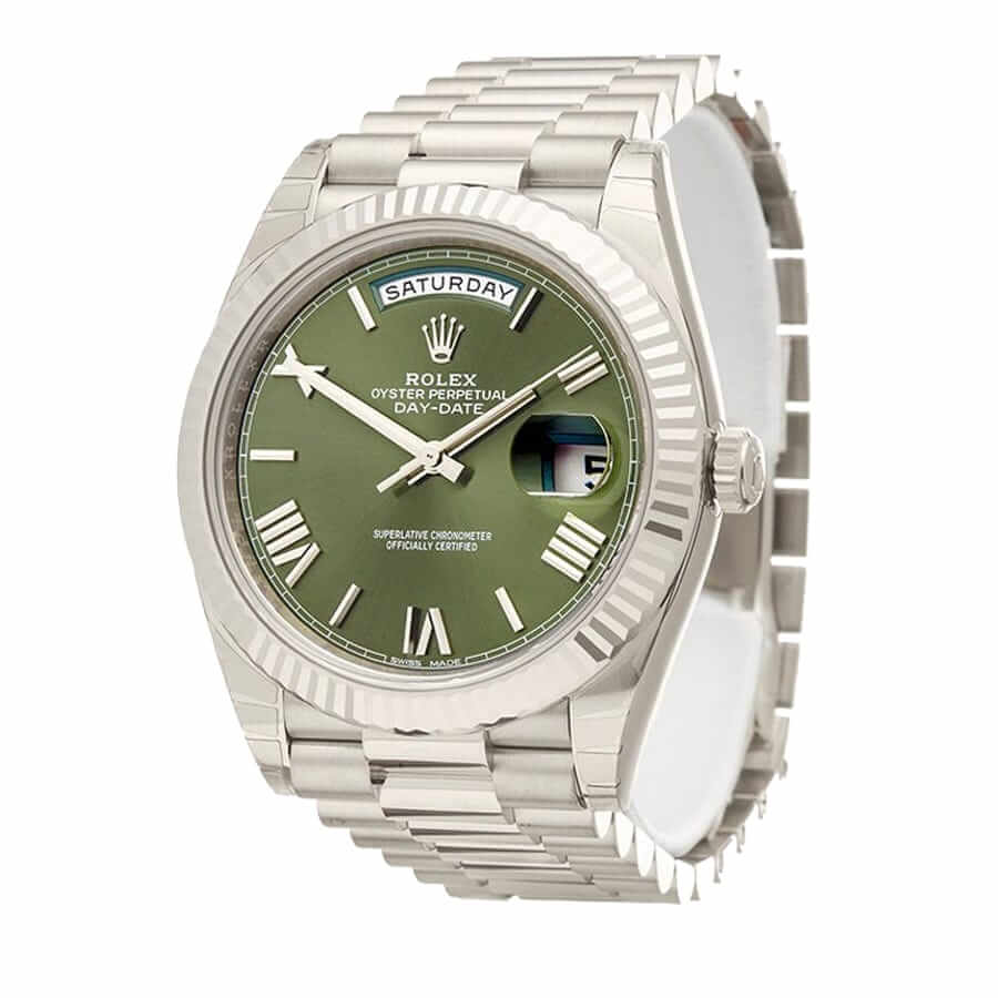 rolex day date 40 228239 stainless steel blue dial replica