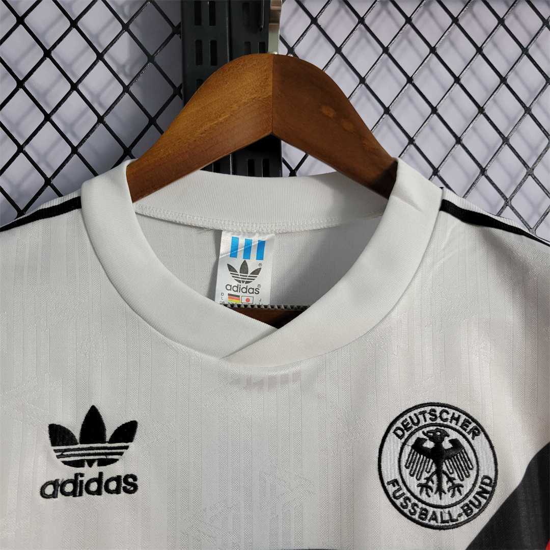 ManixJersey.com | Retro Germany 1990 Home Stadium Jersey -Customize Name, Number and Patch | Worldwide Shipping