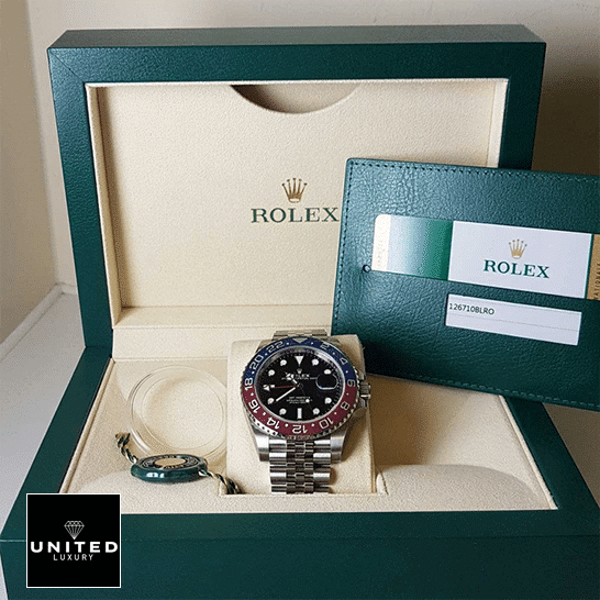 Rolex Gmt Master Pepsi 116719BLRO Replica 谋n the Rolex Box & Guarantee Card