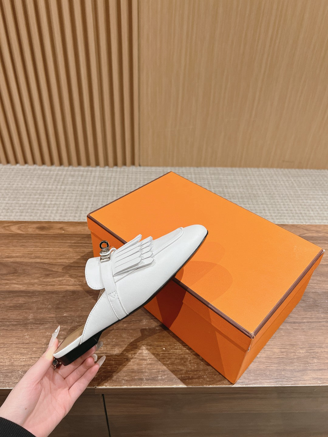 0Z Mule Fringed White、mysite、Cacoeks