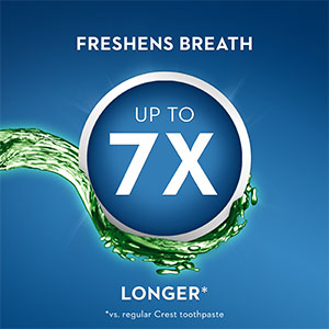 Freshens breath up to 7 times longer