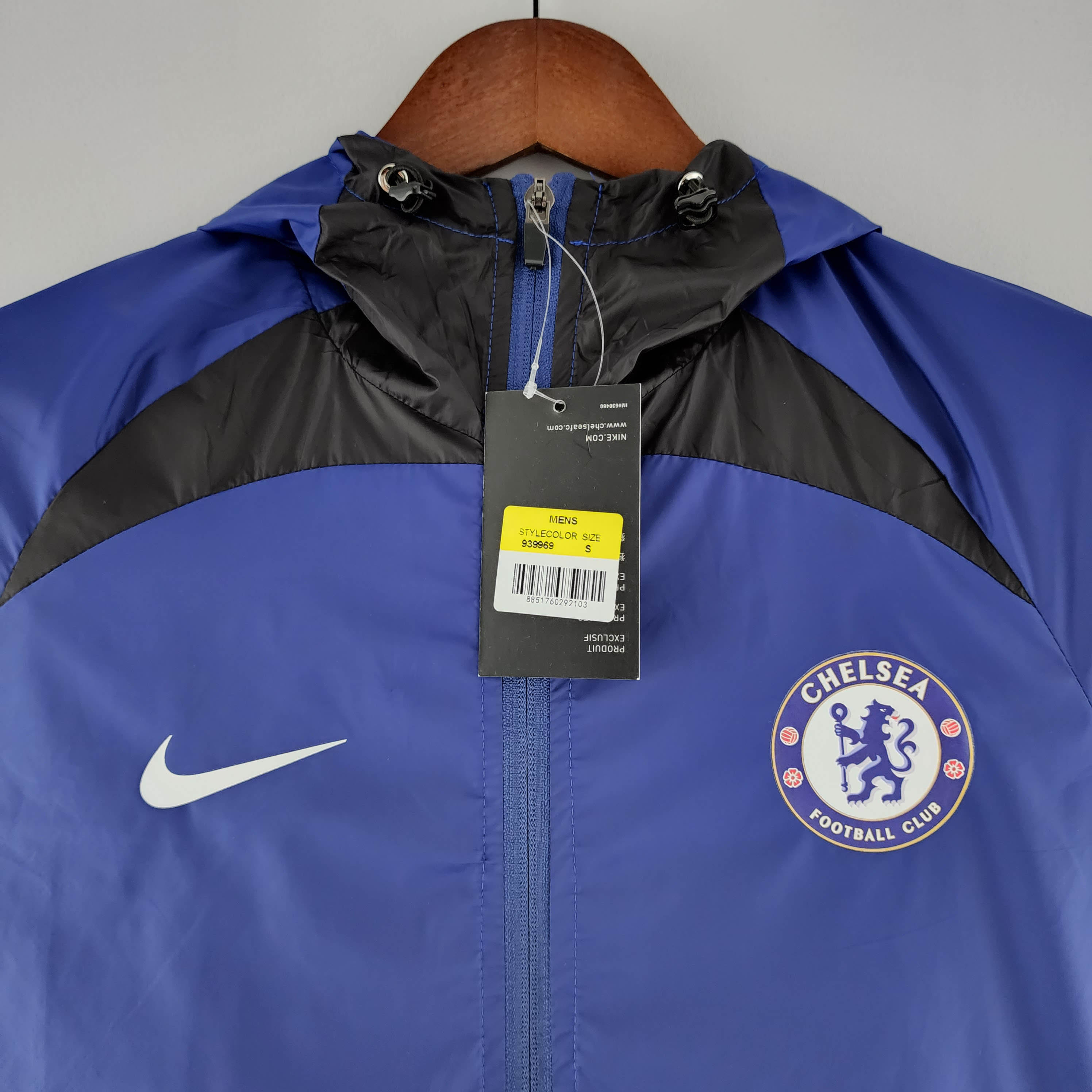 2022 Chelsea Windbreaker Blue Black:football jersey mysite: unitedjerseyfootball 邓江浪:football