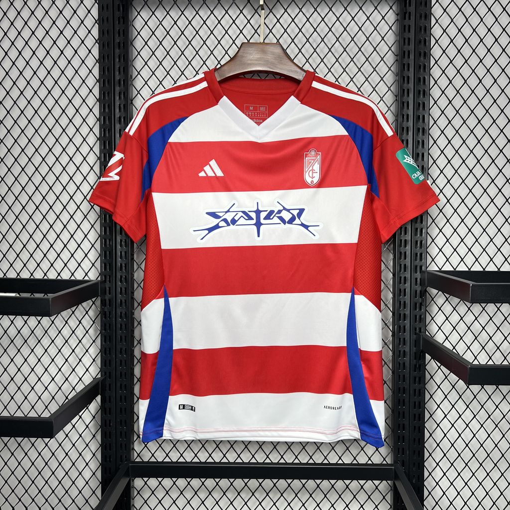 ManixJersey.com | Granada CF 24-25 Home Stadium Jersey - Fans Version -Customize Name, Number and Patch | Worldwide Shipping
