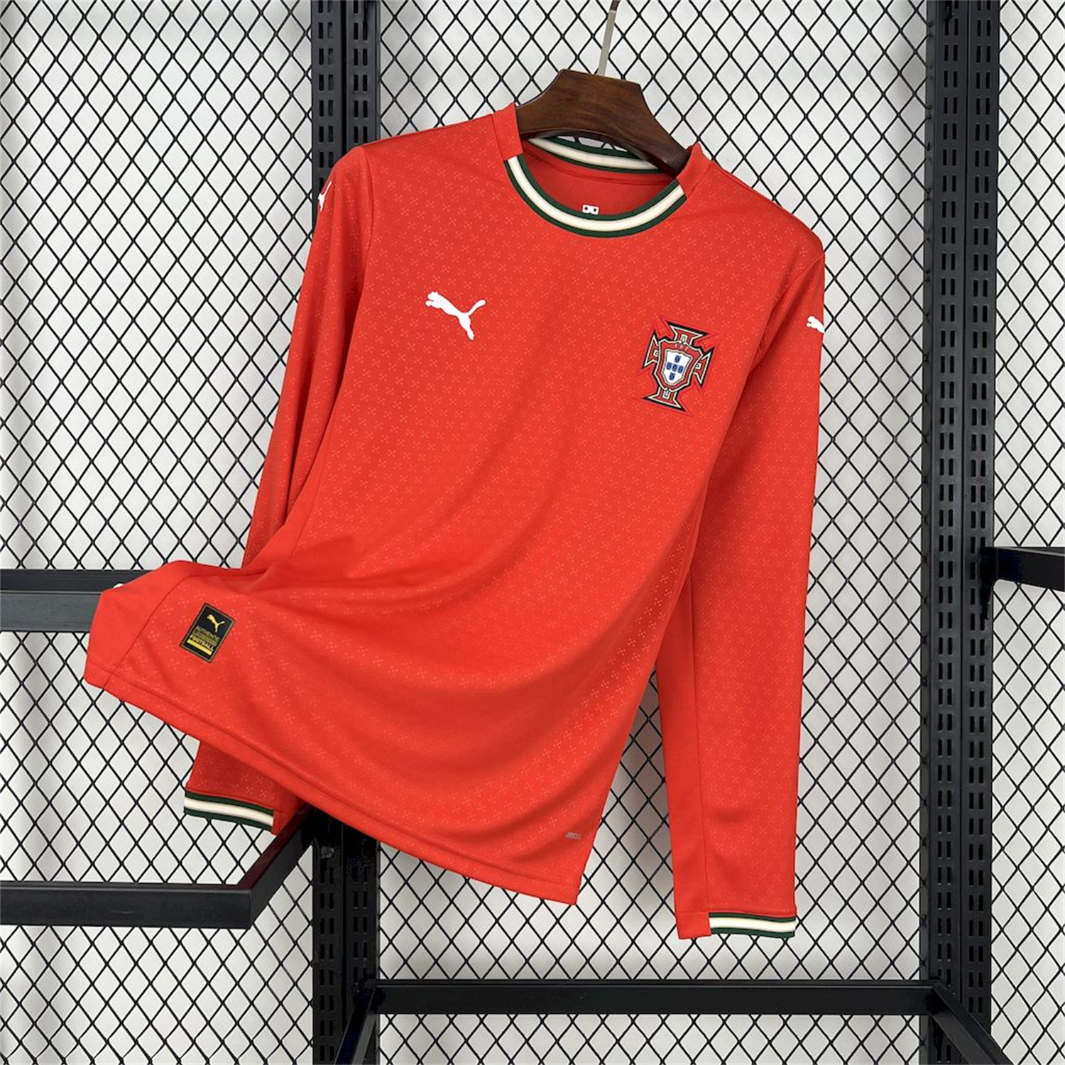 UltraTrikot-Portugal 2025-26 Home Long Sleeve Jersey - Fans Version