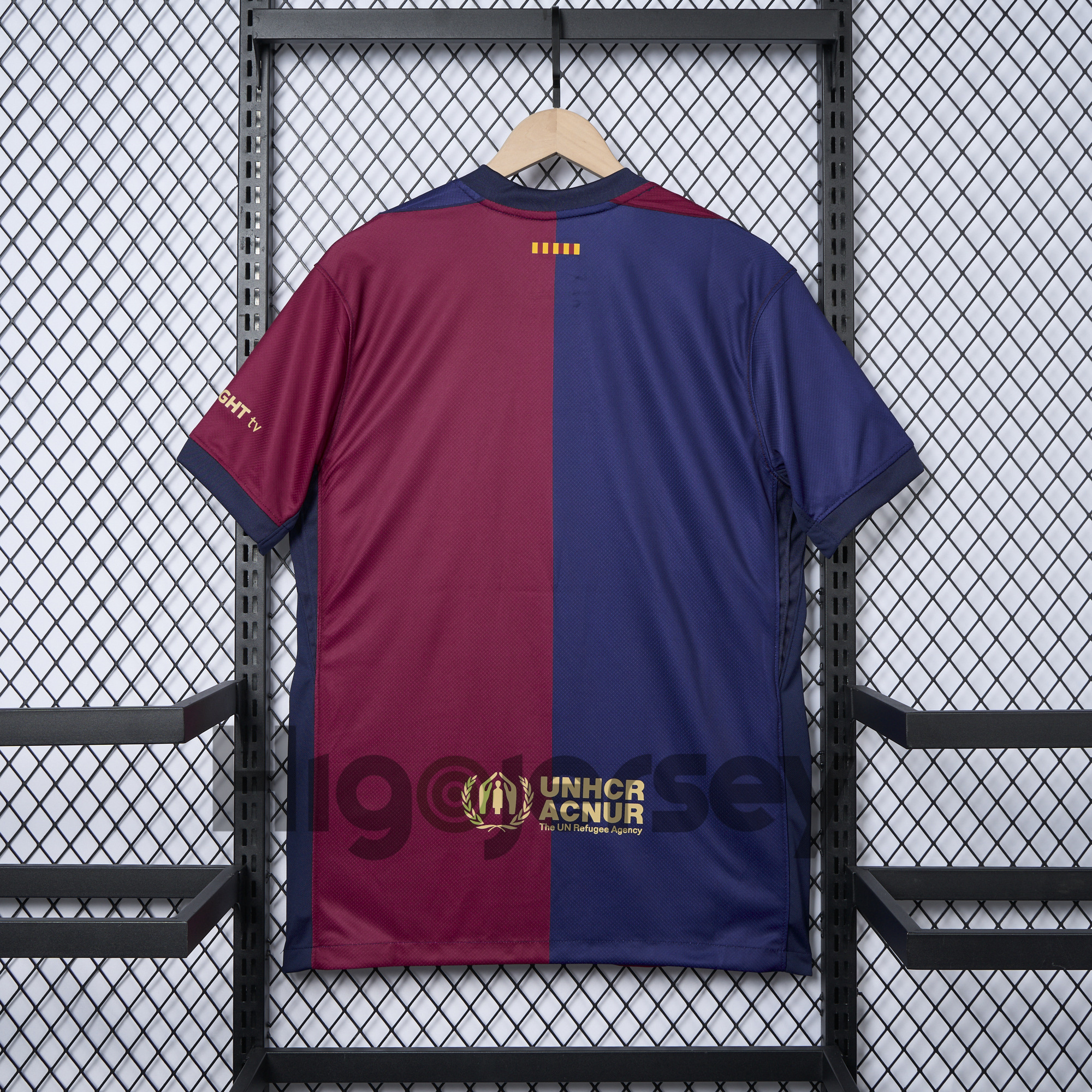 Higojerseys-Barcelona 24-25 Home Unsponsored Jersey - Fans Version