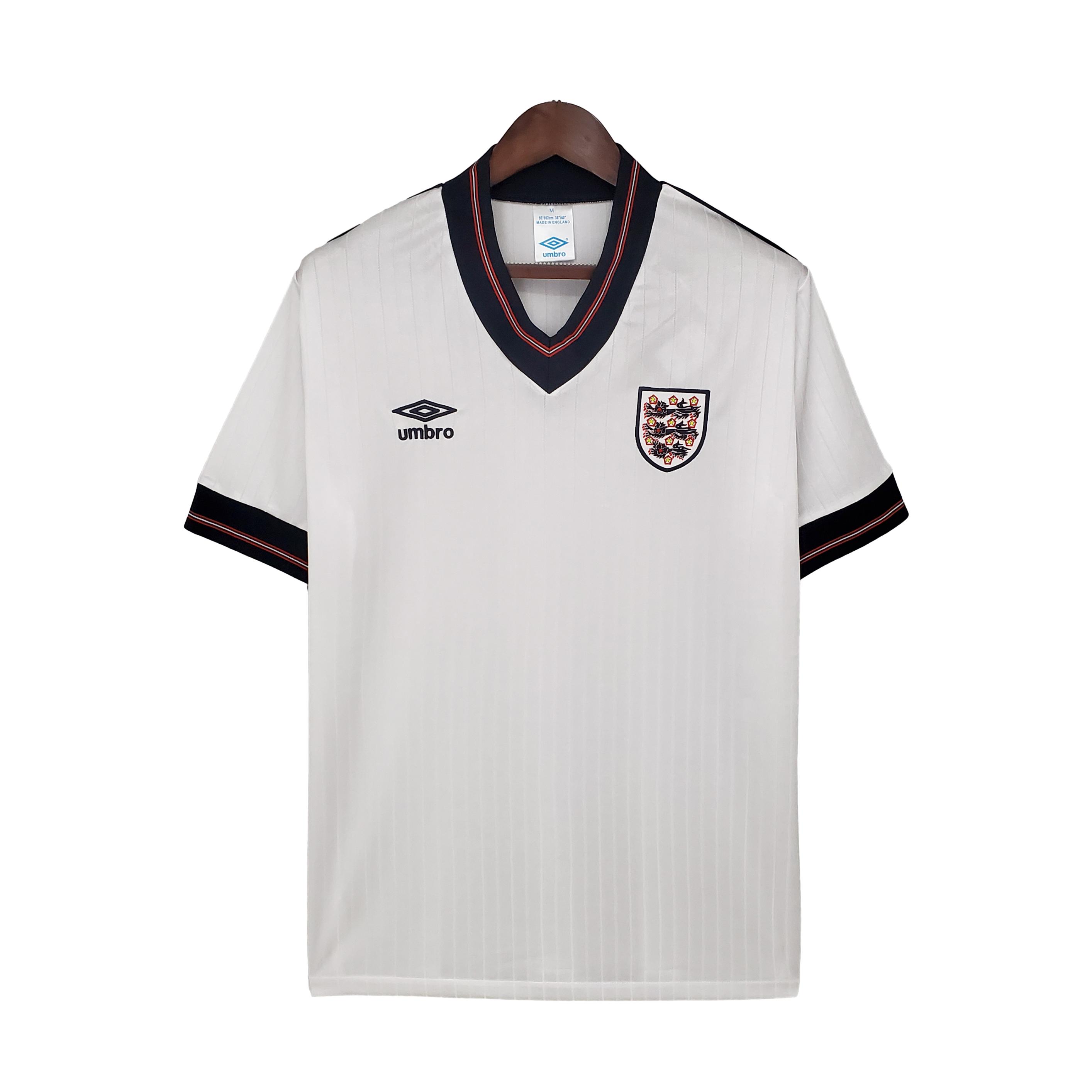 Higojerseys-Retro England 1984-87 Home Stadium Jersey