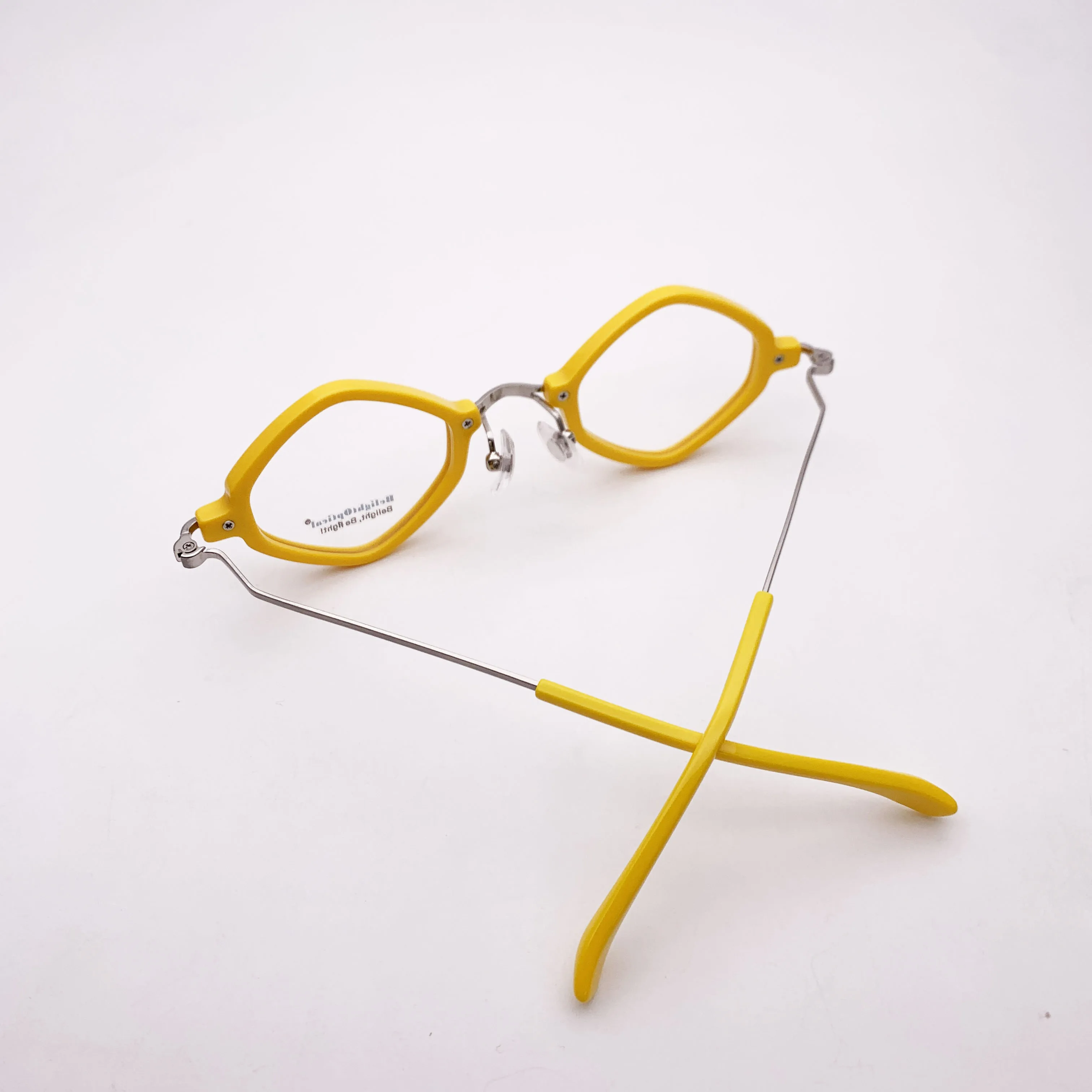 Fancy Colorful Vintage Combine Color Small Rhombic Shape Optical Glasses Spectacle Frame Prescritpion Lens Women Style 76845