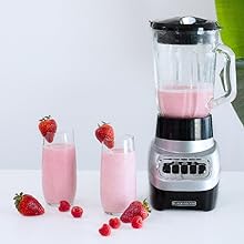 blender, ice crush, smootie, dip, pour, glass, 6 cup