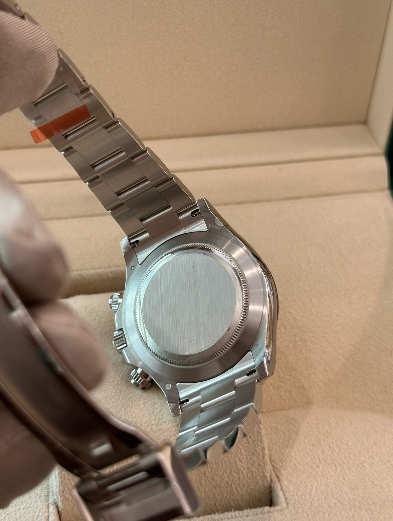 Rolex Daytona lce BlueDial with Baguette Diamonds Super CloneSwiss Replica Watch Ref116506 4130 Swiss Movement