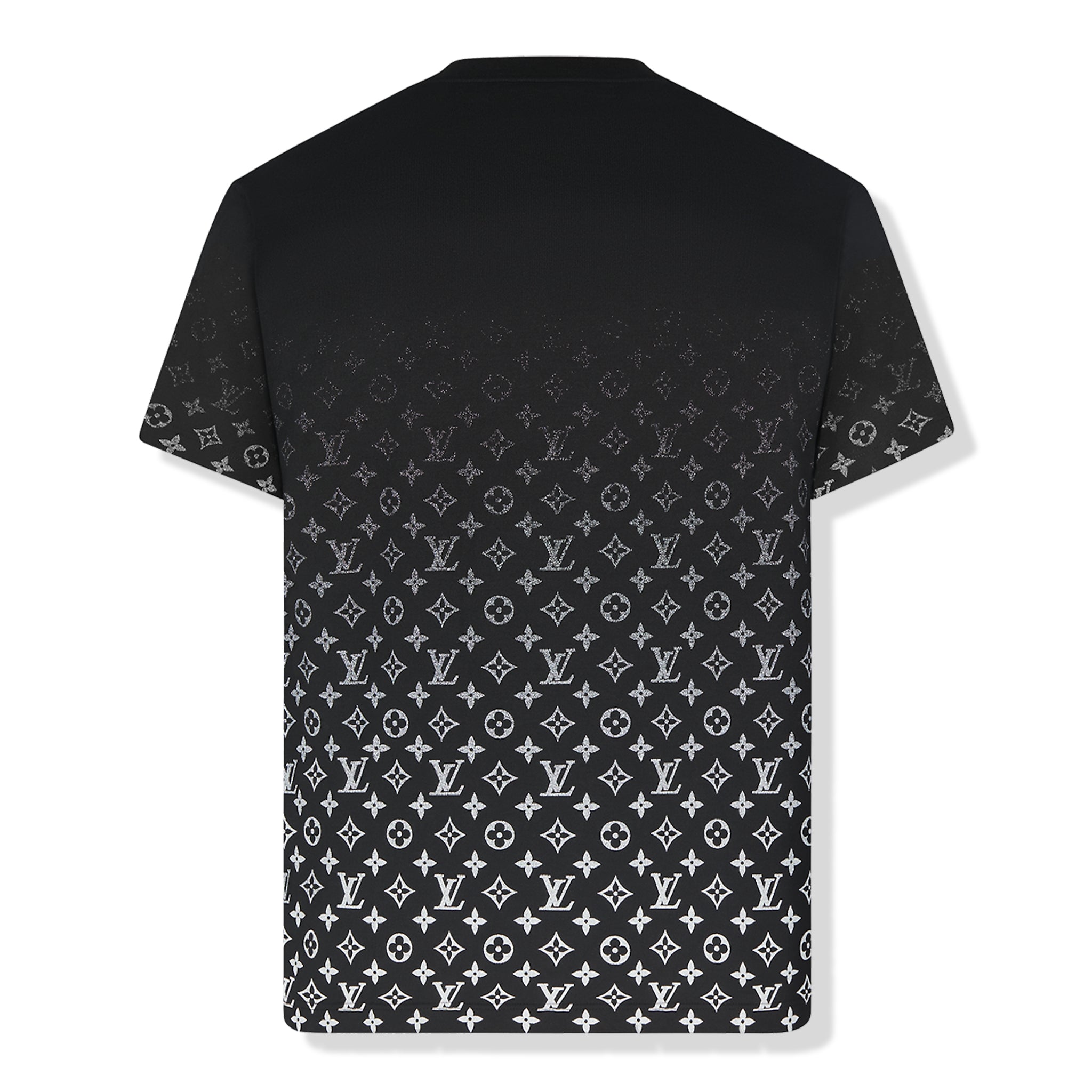 Louis Vuitton LV Monogram Gradient Black White T Shirt、mysite、Cacoeks