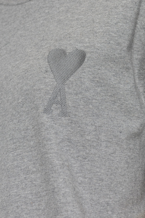 Ami Paris Tonal De Coeur Tee ‘Grey’ (SS22)、mysite、Cacoeks