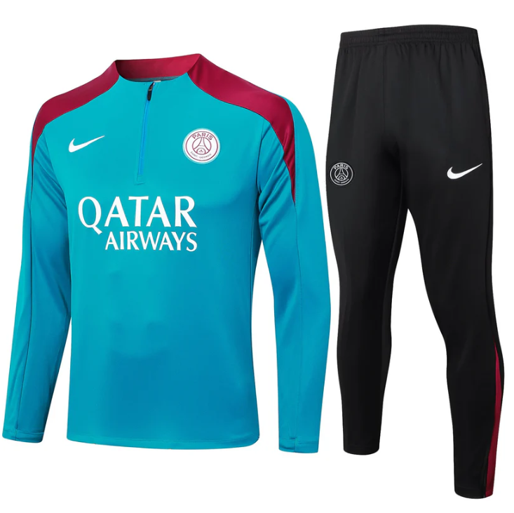 24/25 Paris Saint-Germain Training Suit Green Football Shirt Set-mysite Custom Football Kit- Nextkits