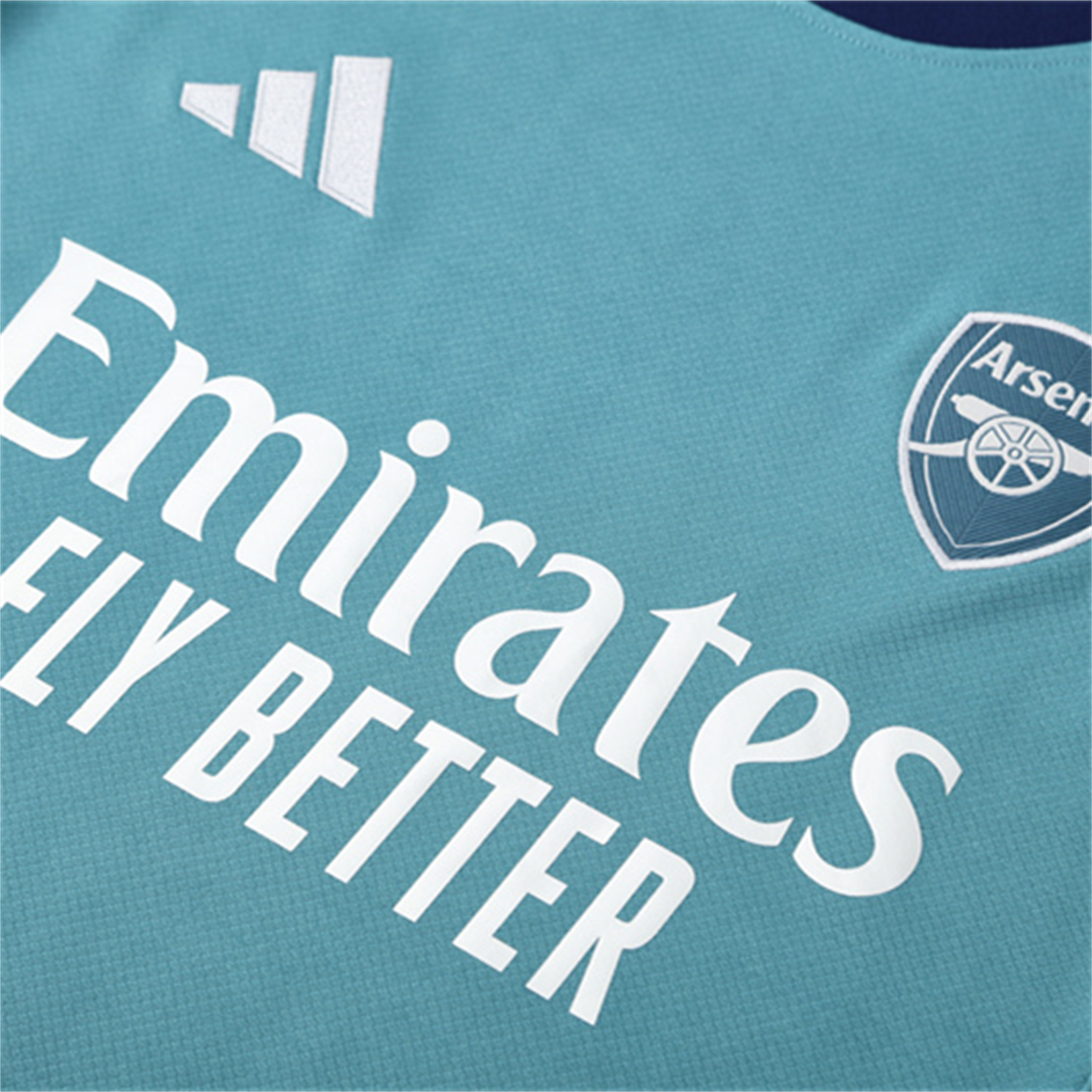 UltraTrikot-Arsenal 25-26 Kids Short-Sleeve Training Set - Green Top and Deep Blue Shorts