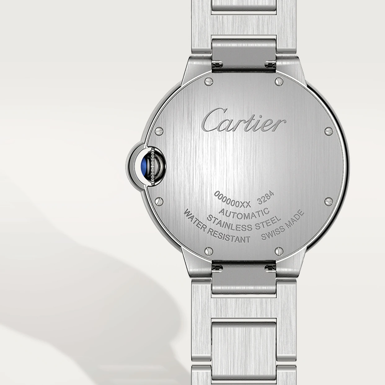 Super Clone 1:1 Cartier Ballon Bleu Bleu Silver Diamond 36mm W4BB0024 Replica-fasswatch