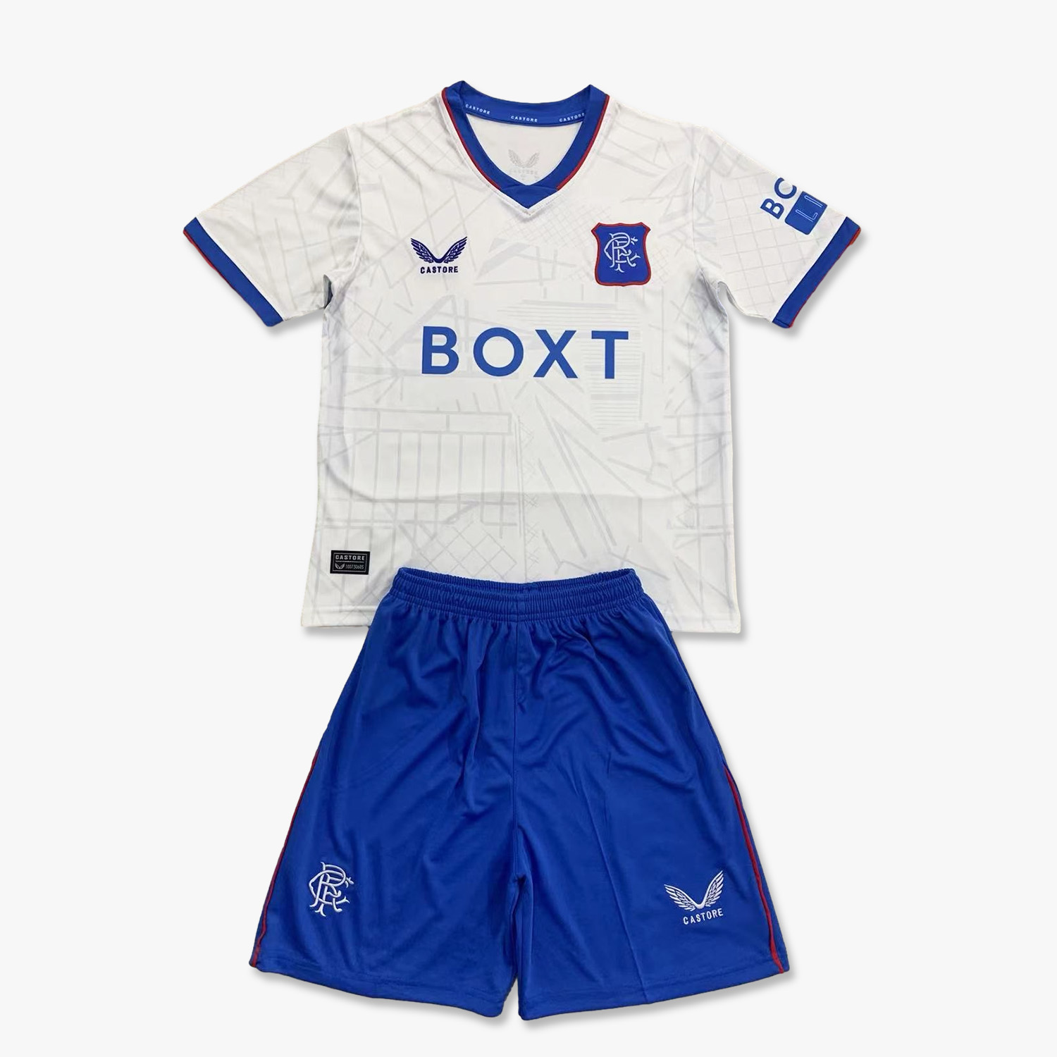 SIUjerseys-Glasgow Rangers 24-25 Away Kids Kit