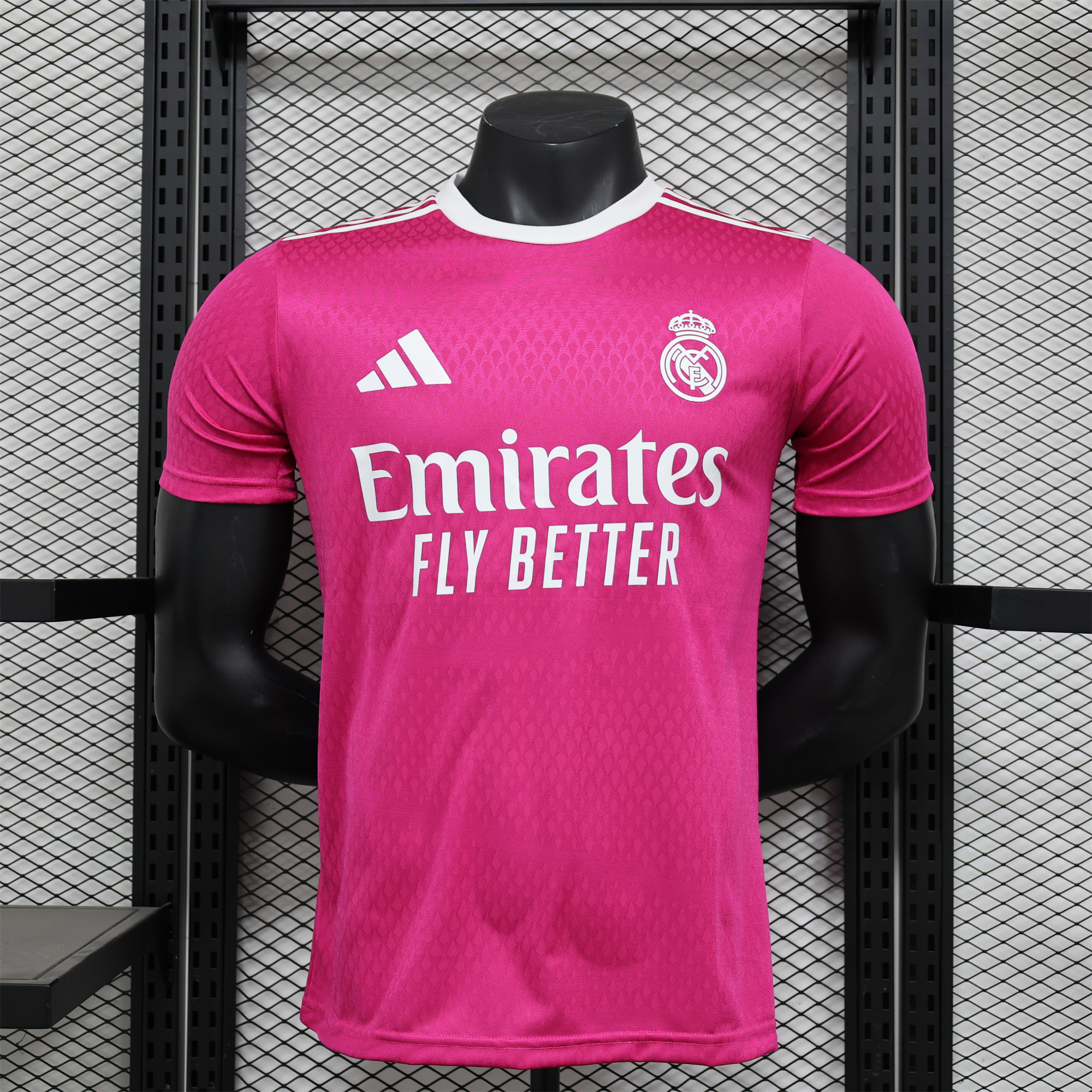 ManixJersey.com | Real Madrid 24-25 Pink Special Edition Jersey - Player Version -Customize Name, Number and Patch | Worldwide Shipping