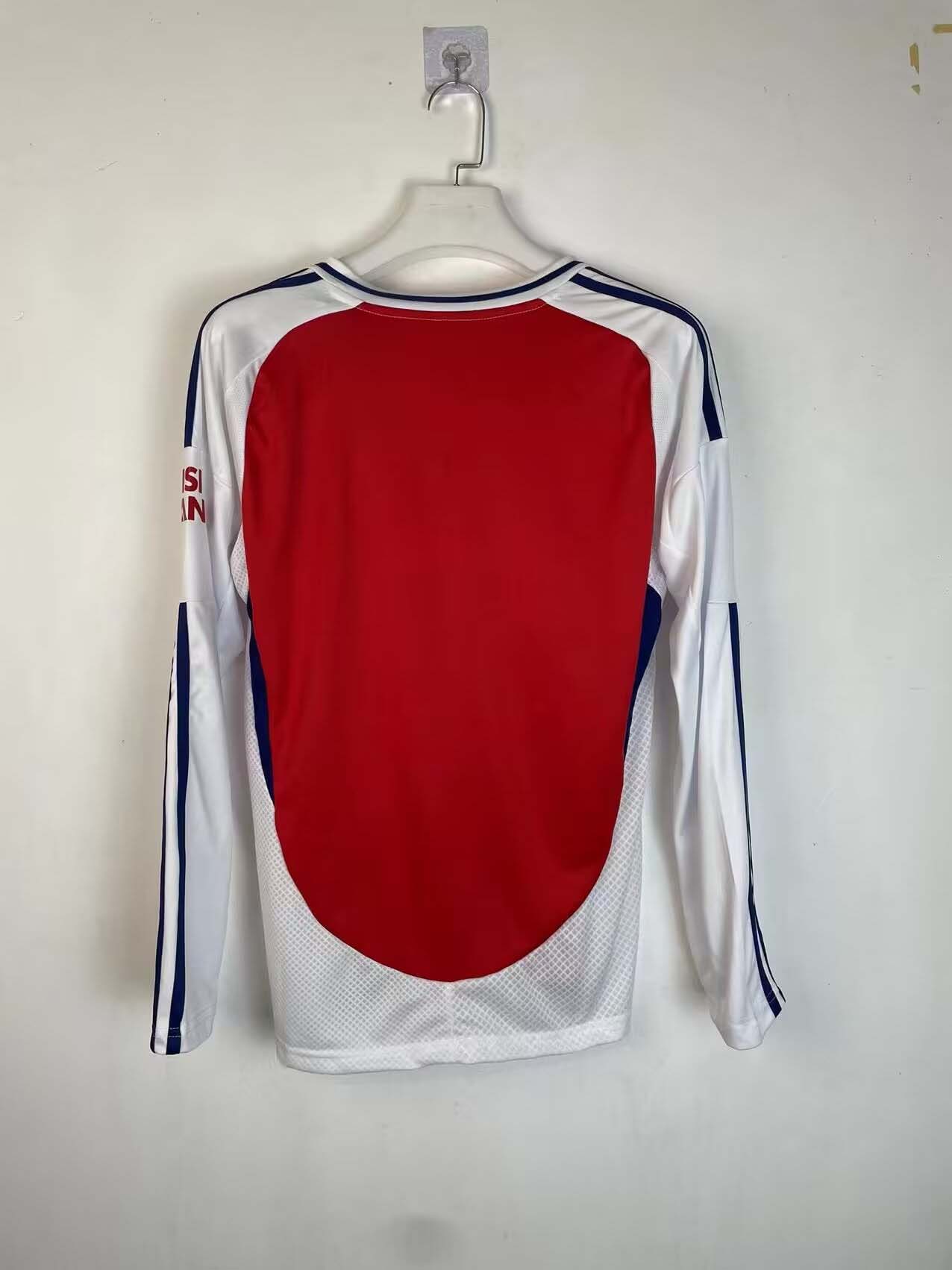 2024/2025 Long Sleeve Arsenal Home Football Shirt 1:1 Thai Quality:football jersey mysite: unitedjerseyfootball 邓江浪:football