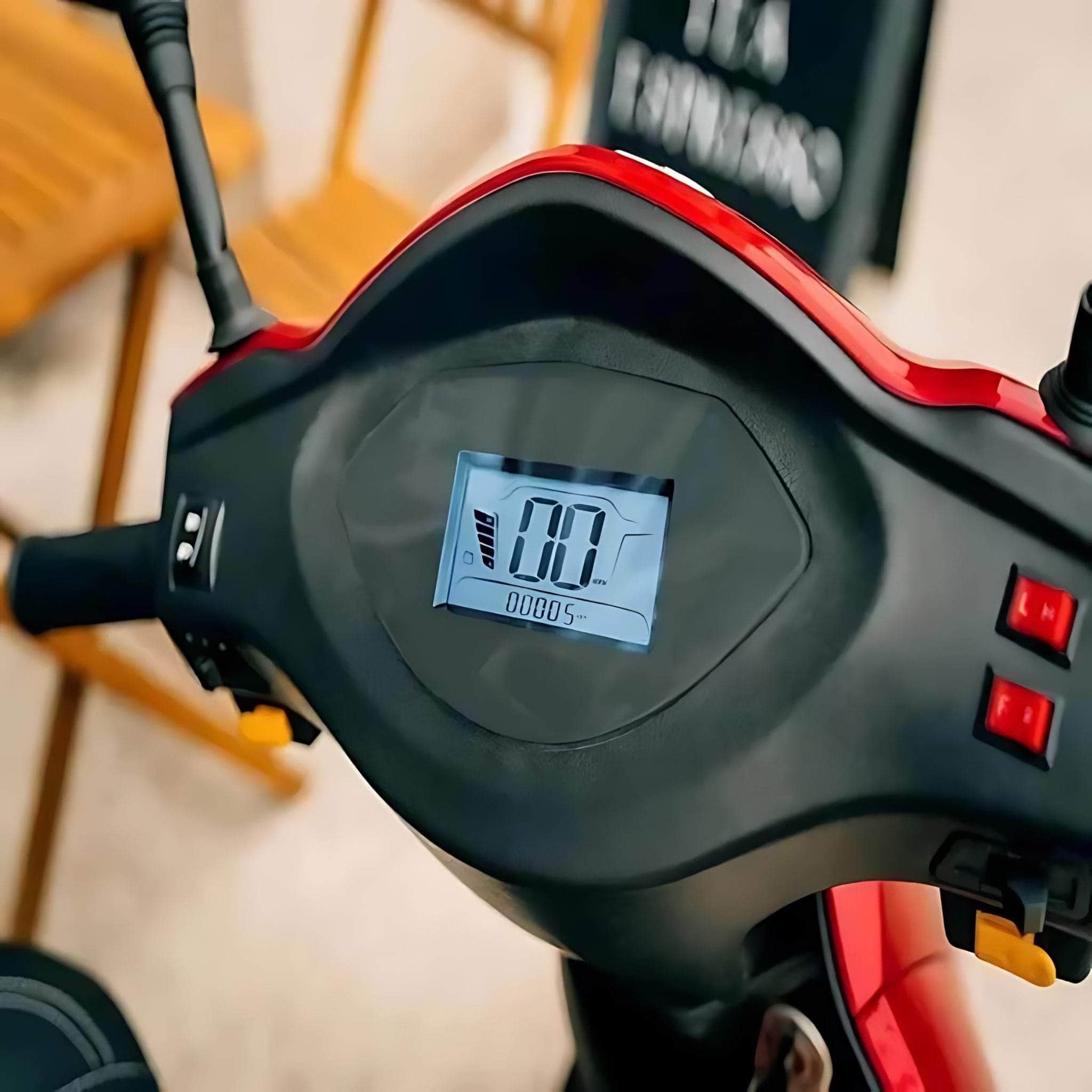 Pride Baja Raptor 2 3-Wheel Mobility Scooter speedometer