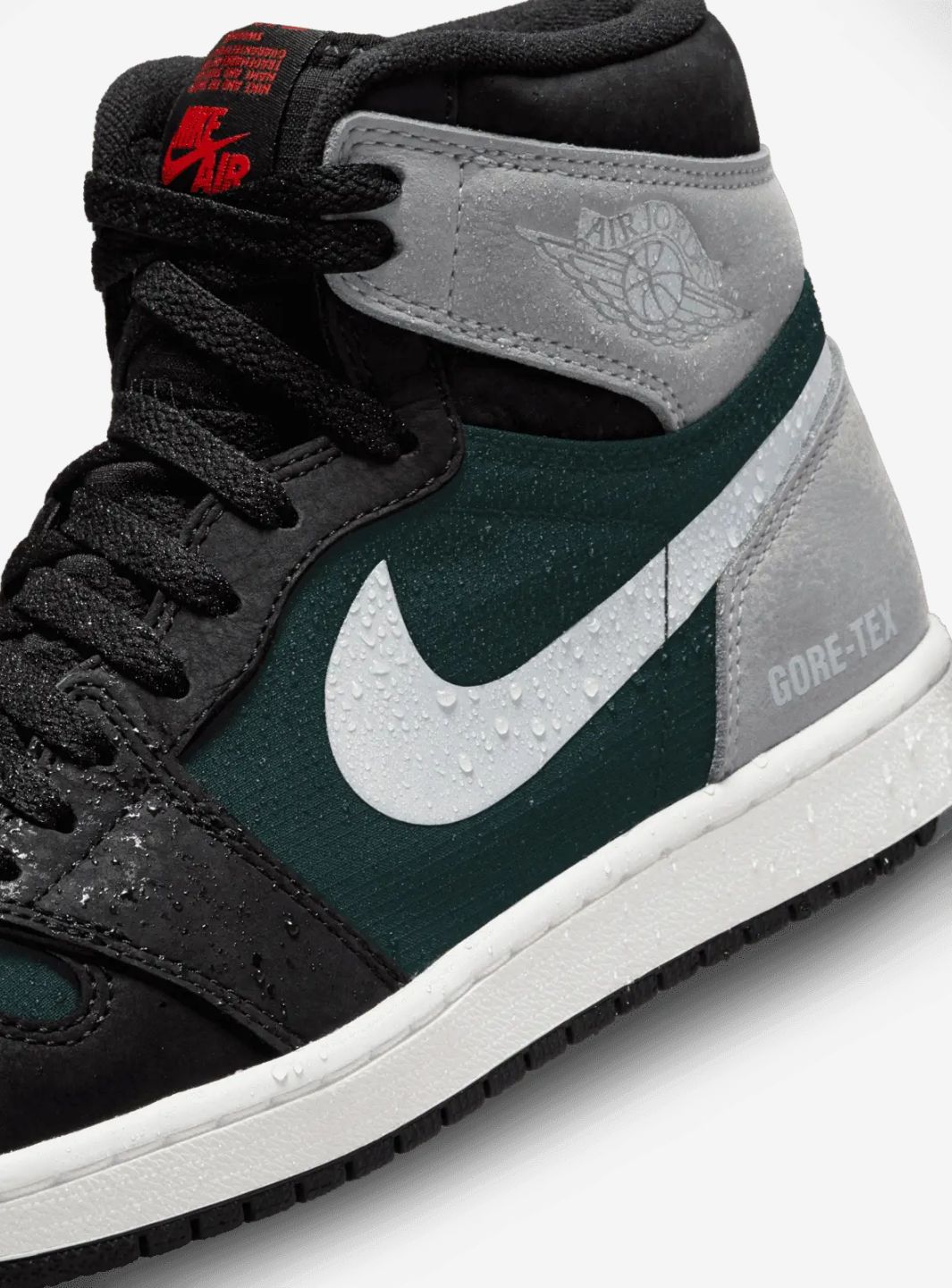 Air Jordan 1 Retro High Element Gore-Tex Black Particle Grey、JORDAN、Cacoeks