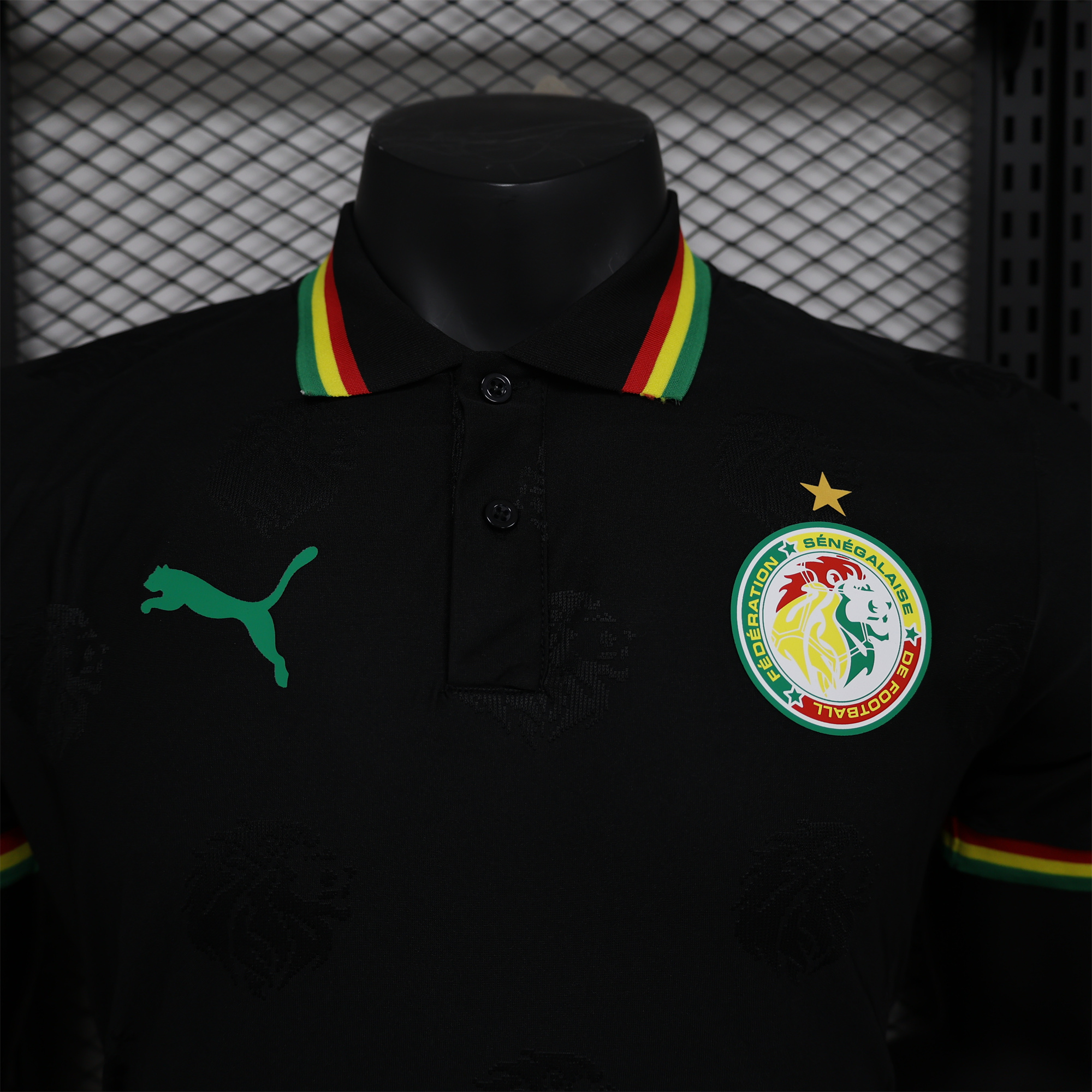 Higojerseys-Senegal 2024 Black Special Edition Jersey - Player Version