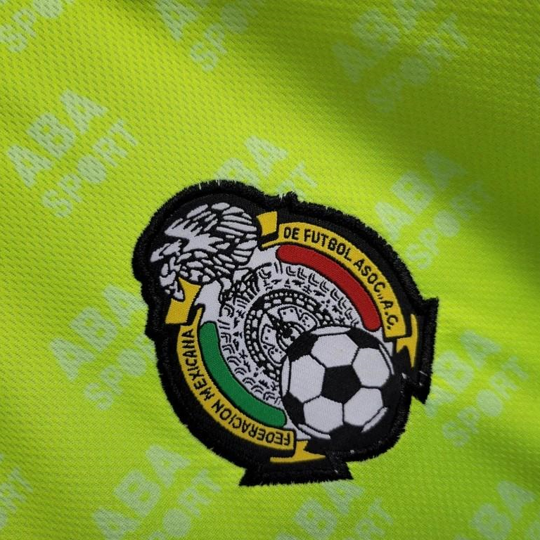 GlobeJersey-Retro Mexico 1995 Goalkeeper Green Jersey