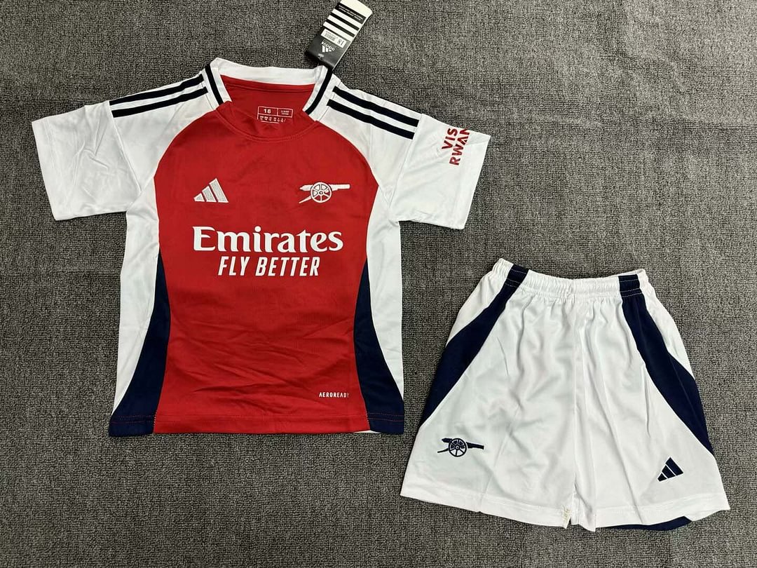 24/25 Arsenal Home Football Shirt Kids Size Suit-mysite Custom Football Kit- Nextkits