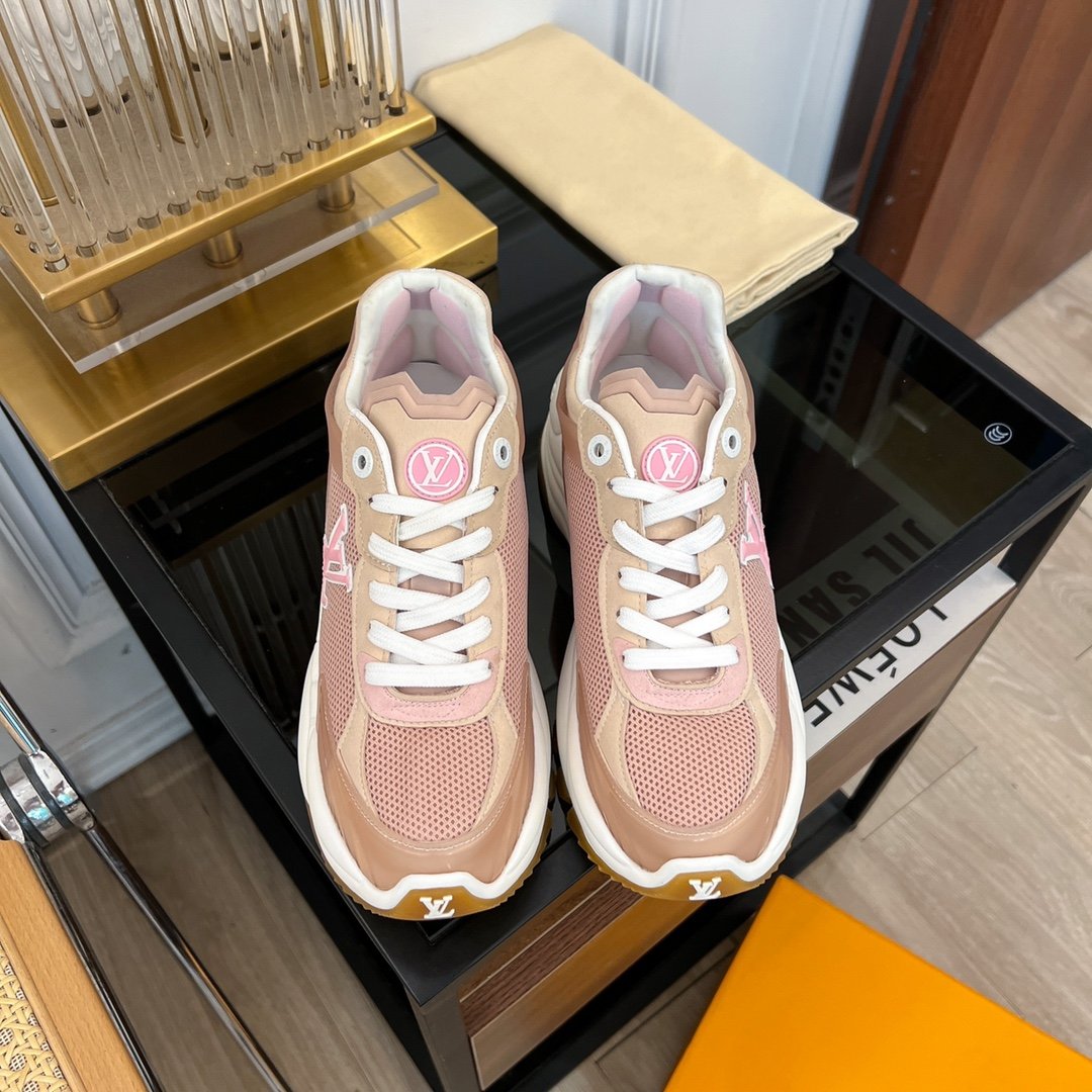 LV RUN 55 SNEAKER PINK BROWN、mysite、Cacoeks