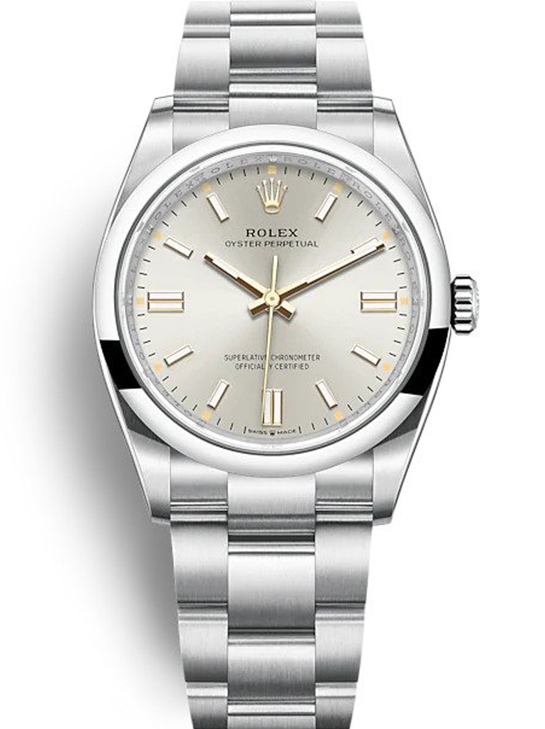 Replica Rolex Oyster Perpetual Lady 36mm Silver Dial 126000-fasswatch