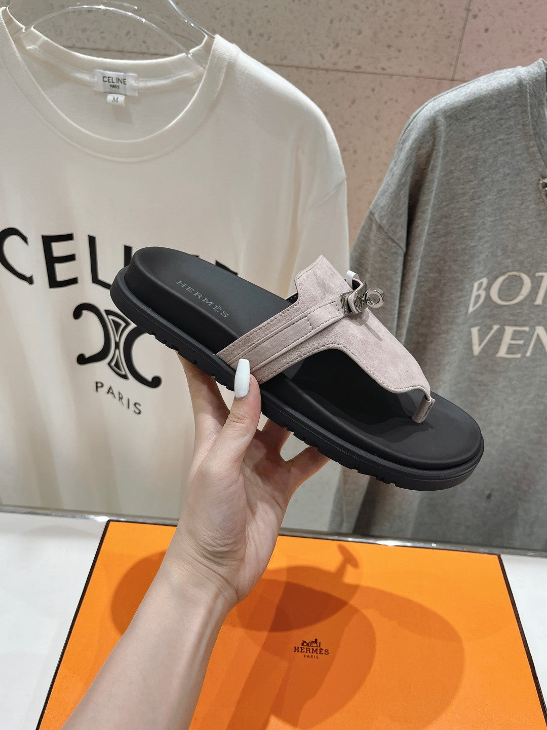 EMPIRE SANDAL BLACK MIX LIGHT GRAY SUEDE、mysite、Cacoeks