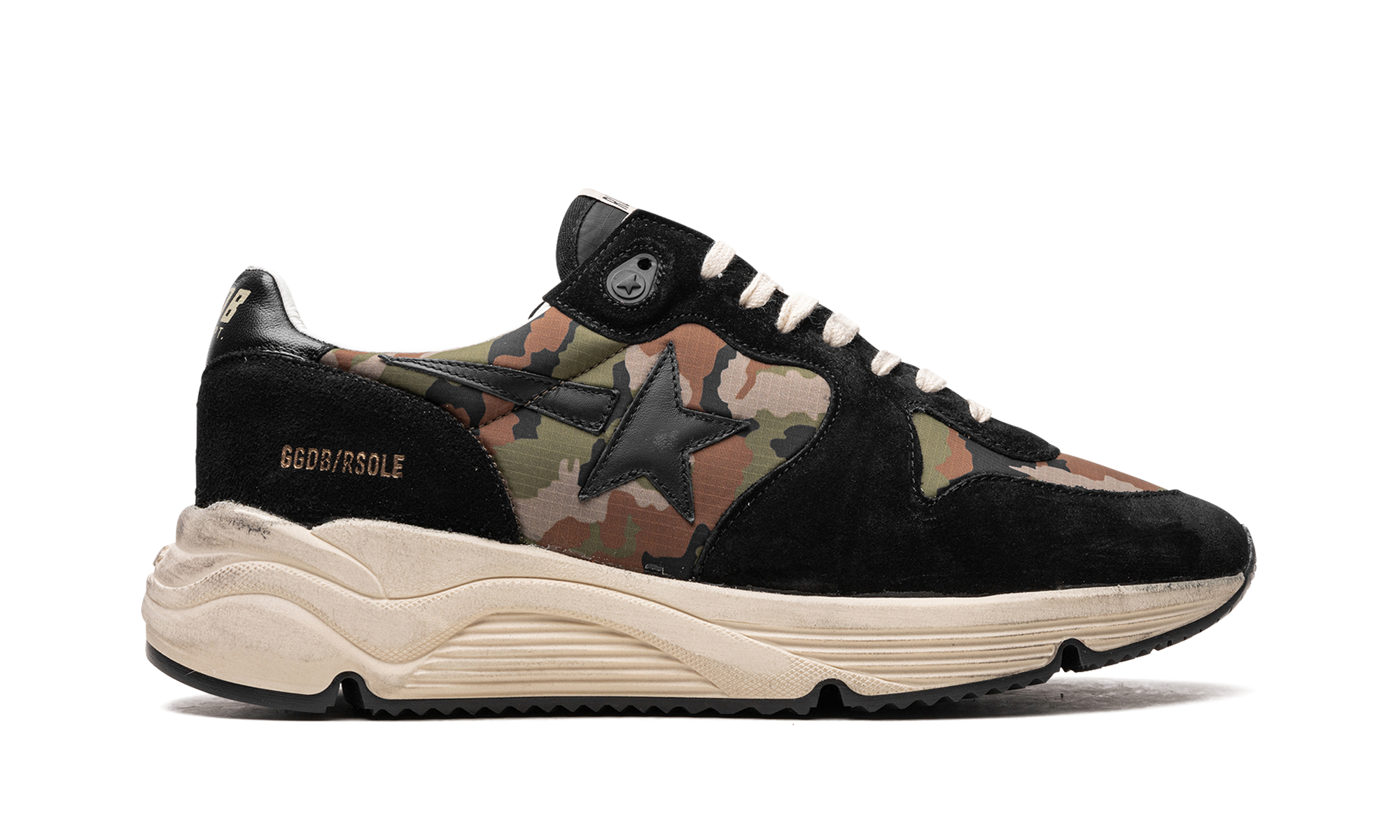 RUNNING SOLE "BLACK / CAMO"、mysite、Cacoeks