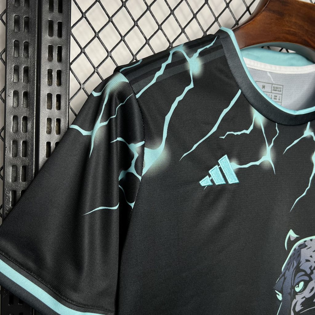 ManixJersey.com | Real Madrid 24-25 Black & Green Leopard Jersey - Fans Version -Customize Name, Number and Patch | Worldwide Shipping