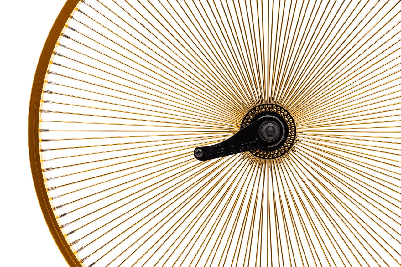 State Bicycle Co. - 144 Spoke Gold Klunker Wheelset、mySite、bearsvspackers